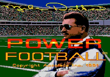 Mike Ditka Power Football (USA, Europe) (Alt 1) (Unl) screen shot title